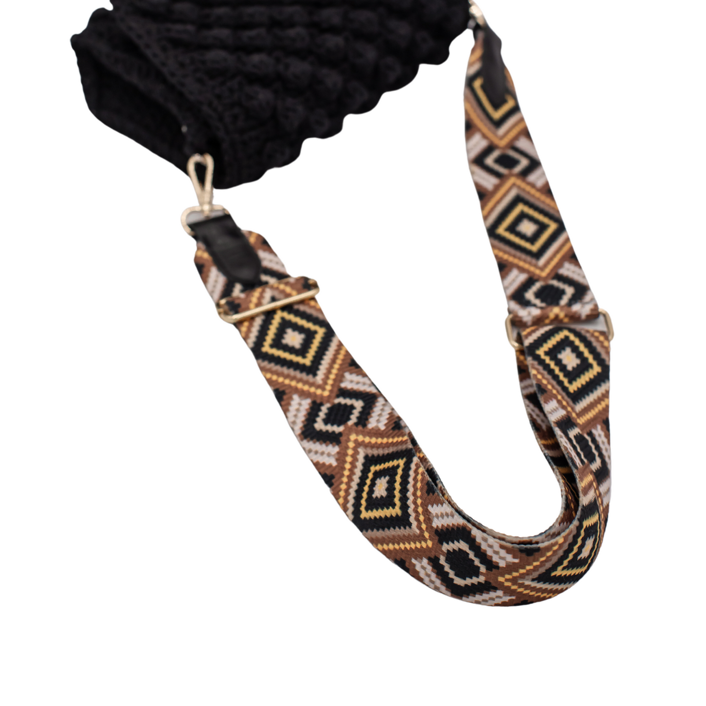 Adjustable Fabric Purse Strap, Brown