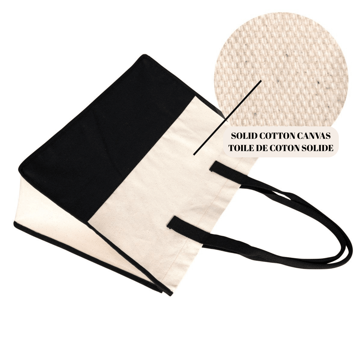 black TOTE BAG