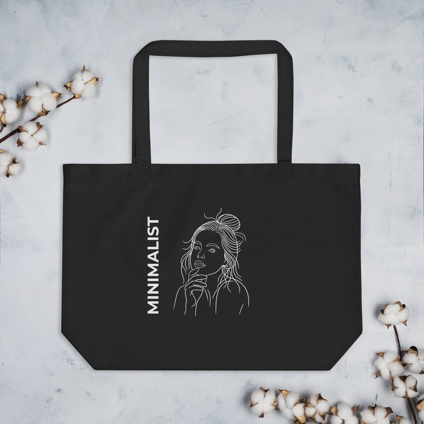 large black tote bag