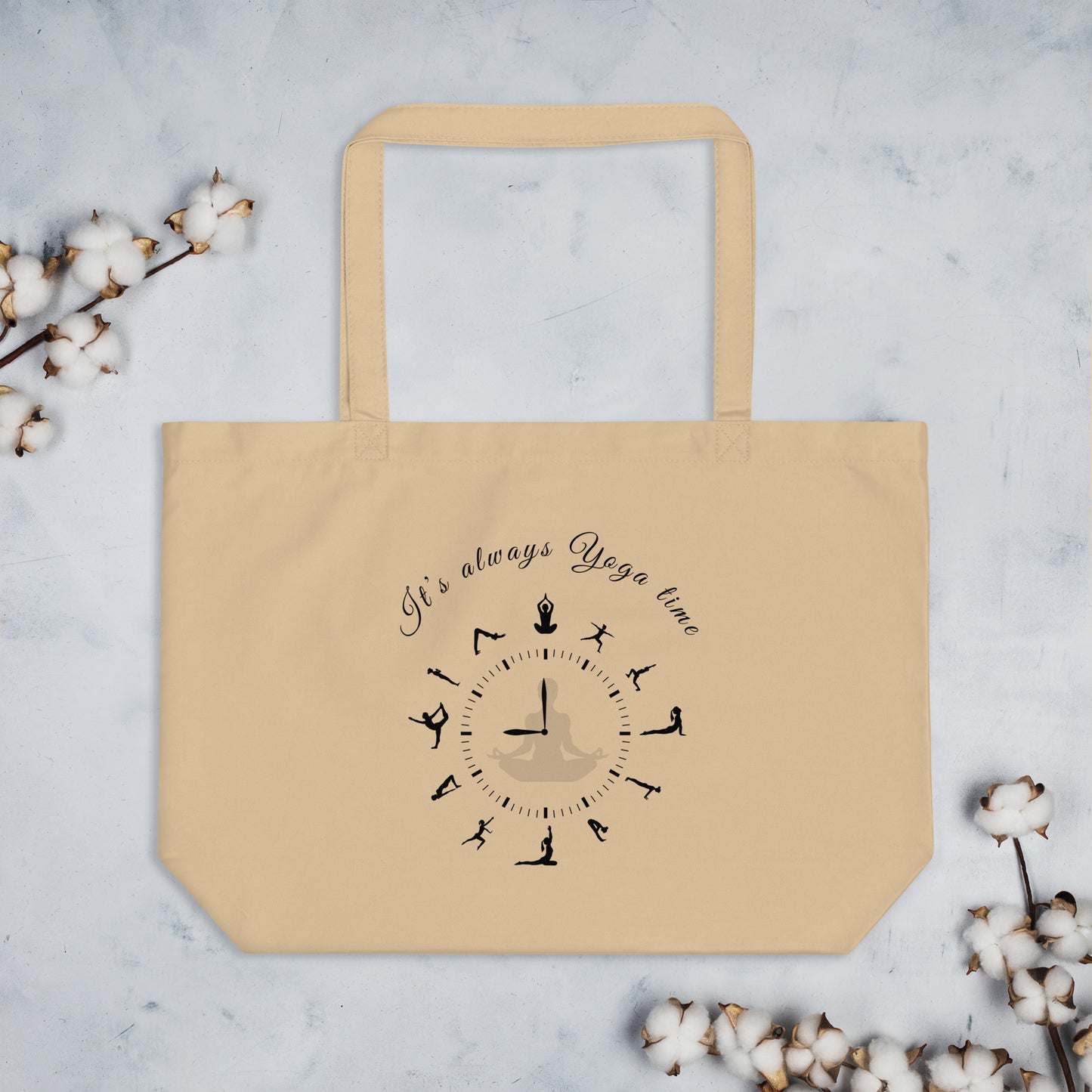 chic canvas tote bag