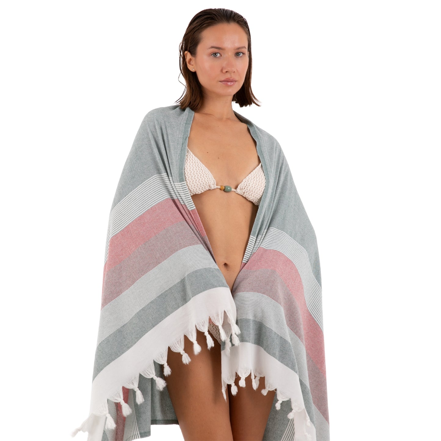soft cotton turkish towel bathrobe
