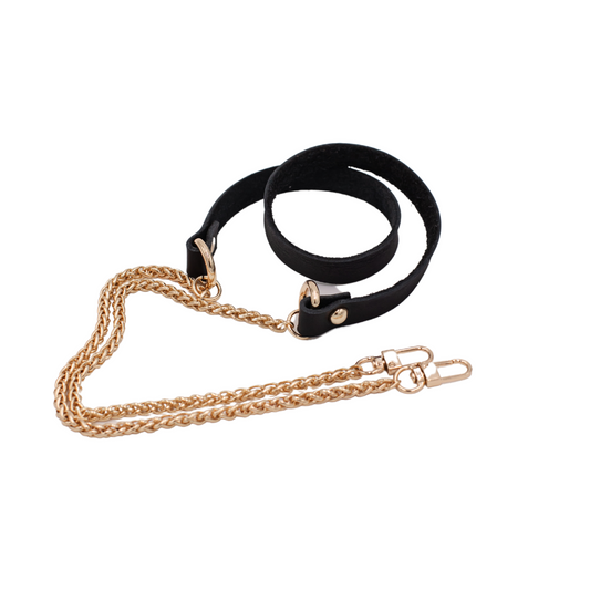 Black Leather Purse Strap