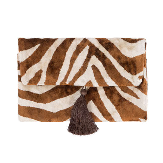 black ikat bag