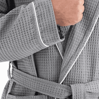 Personalized Waffle Bathrobe with Initials