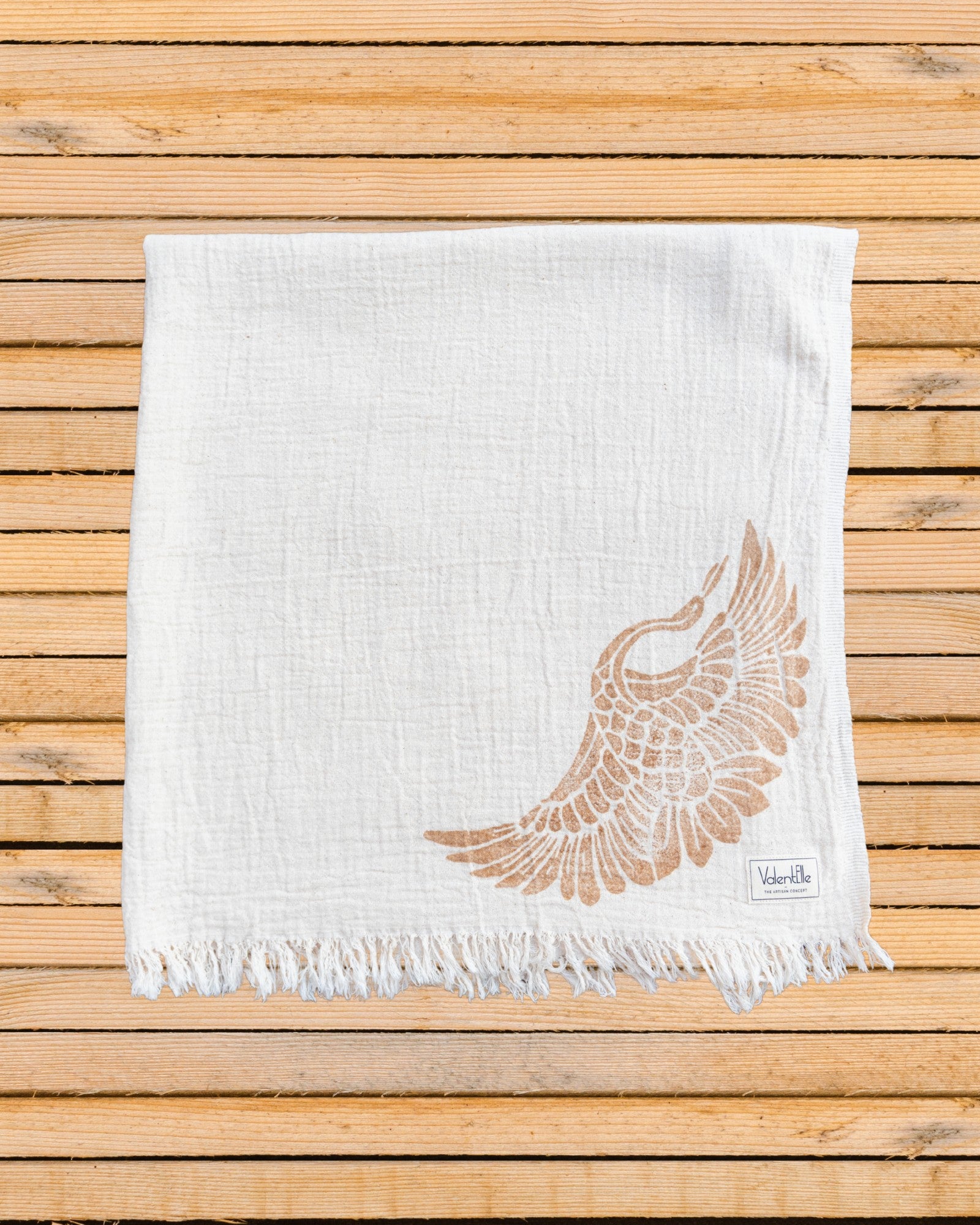 MUSLIN BEACH TOWEL