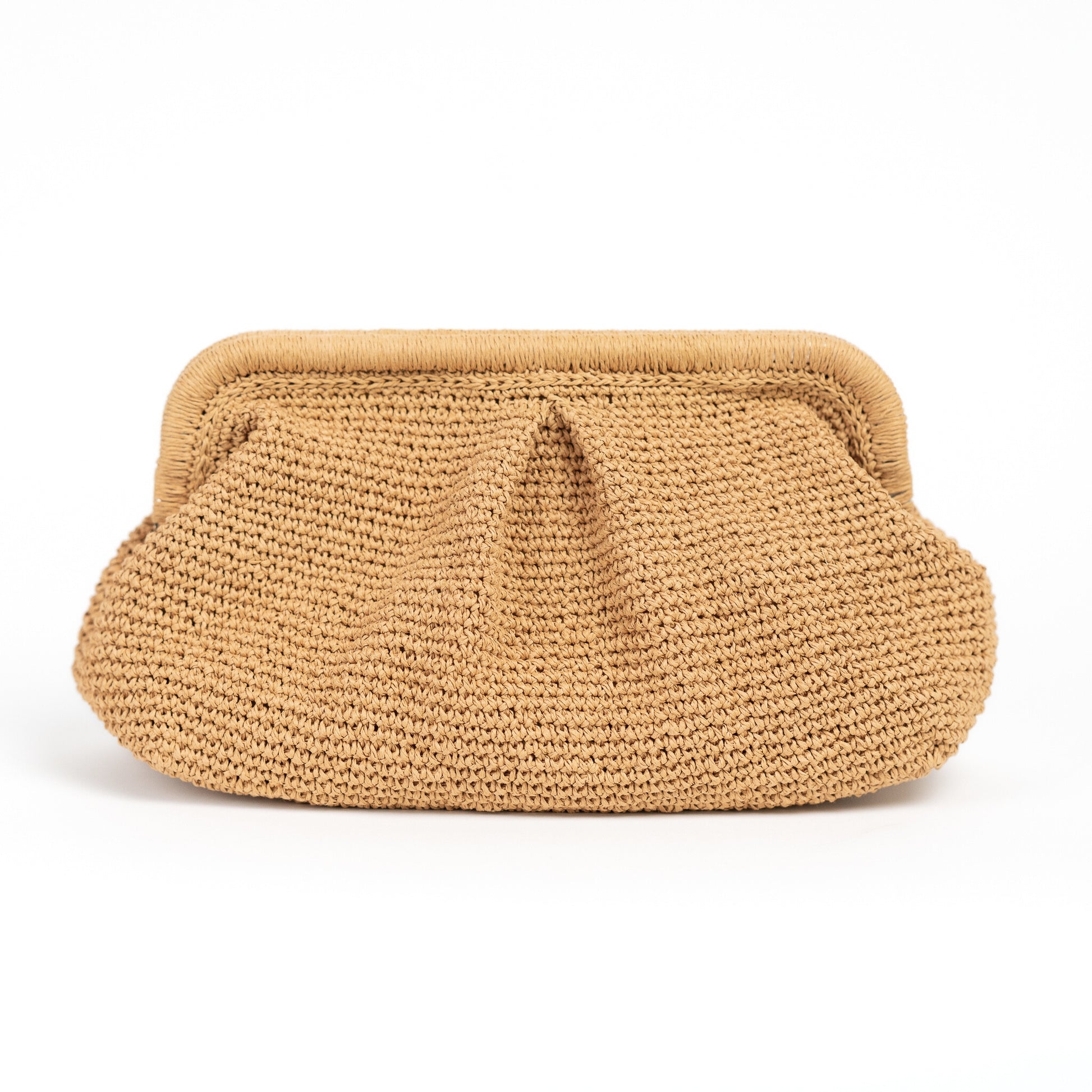Straw Wedding Pouch Bag, Straw