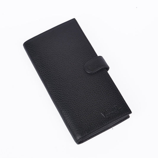 Genuine Leather Wallet, Black 