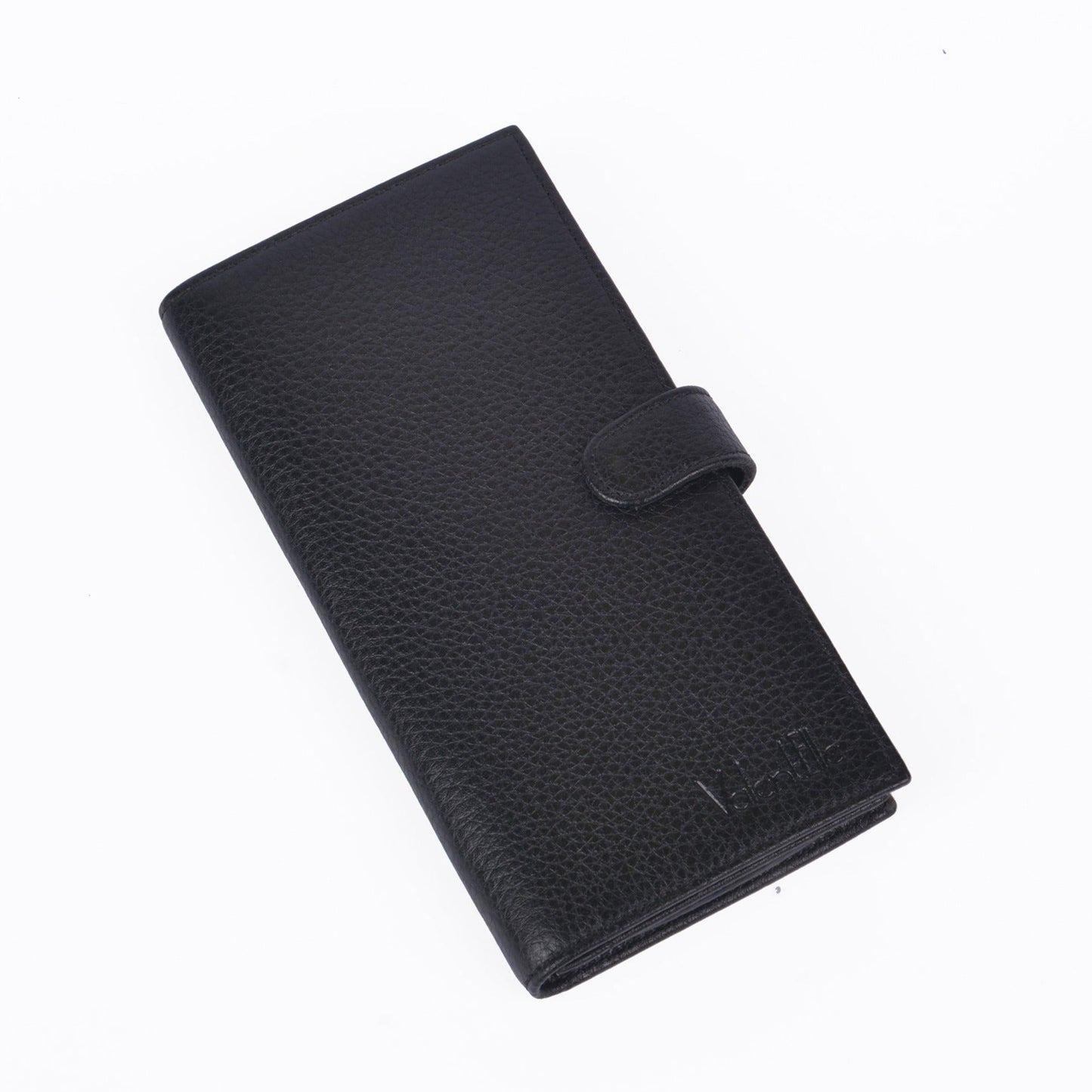 Genuine Leather Wallet, Black 