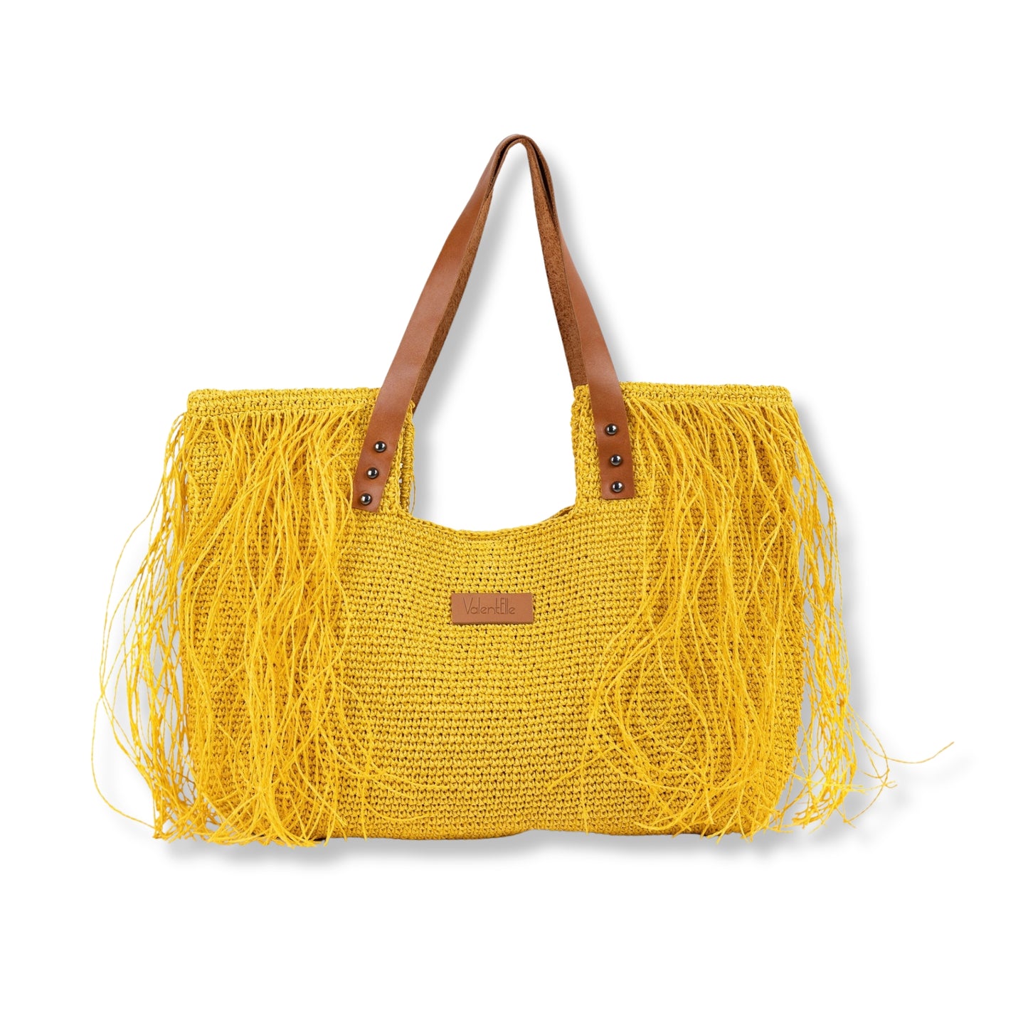 Chic Raffia Beach Bag, Olive
