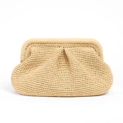 RAFFIA WEDDING CLUTCH