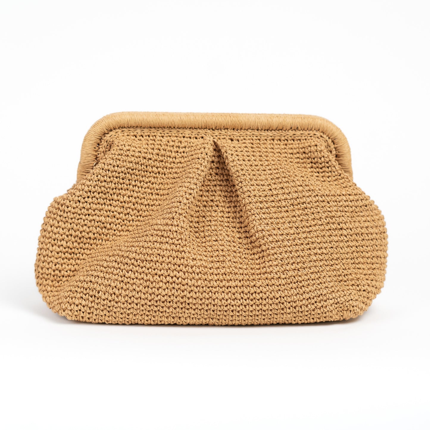 Raffia beach bag, Straw
