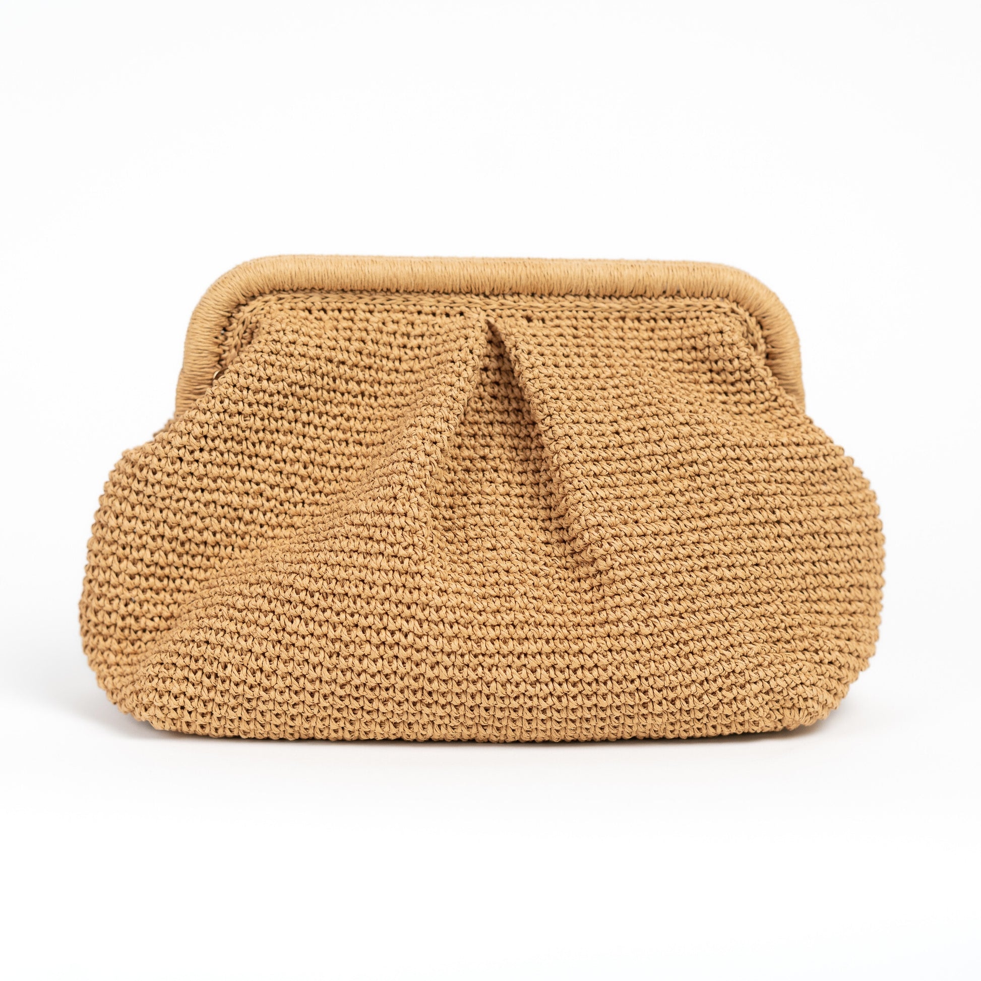 Raffia beach bag, Straw