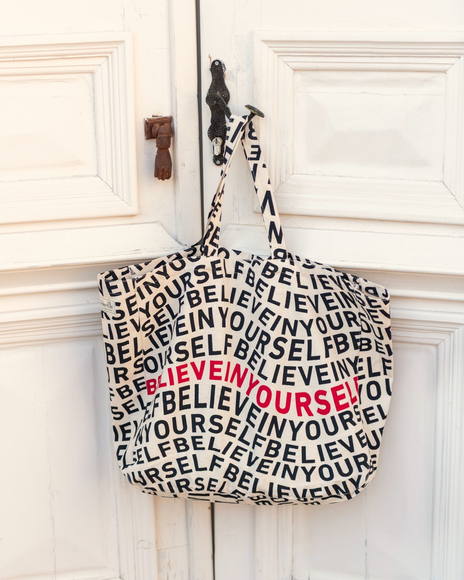 oversize canvas beach bag