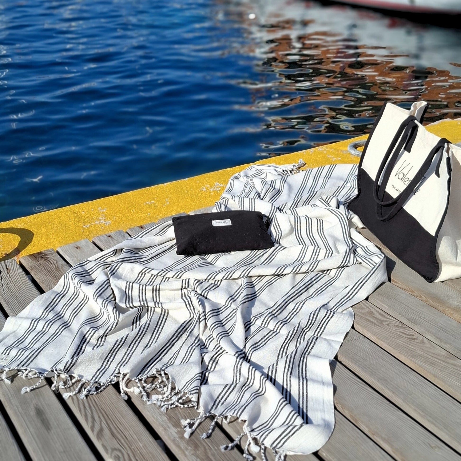 luxury tote for beach