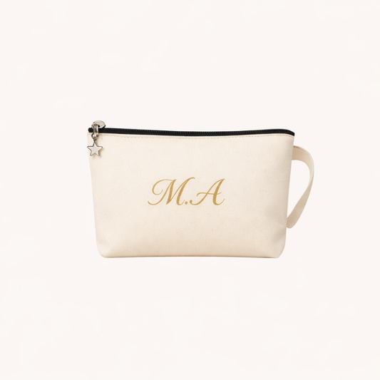 elegant black custom clutch bag