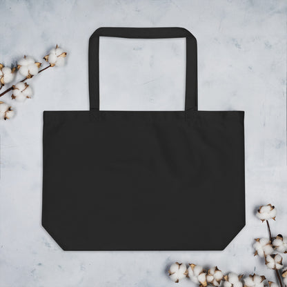 Parisian Black Canvas Tote