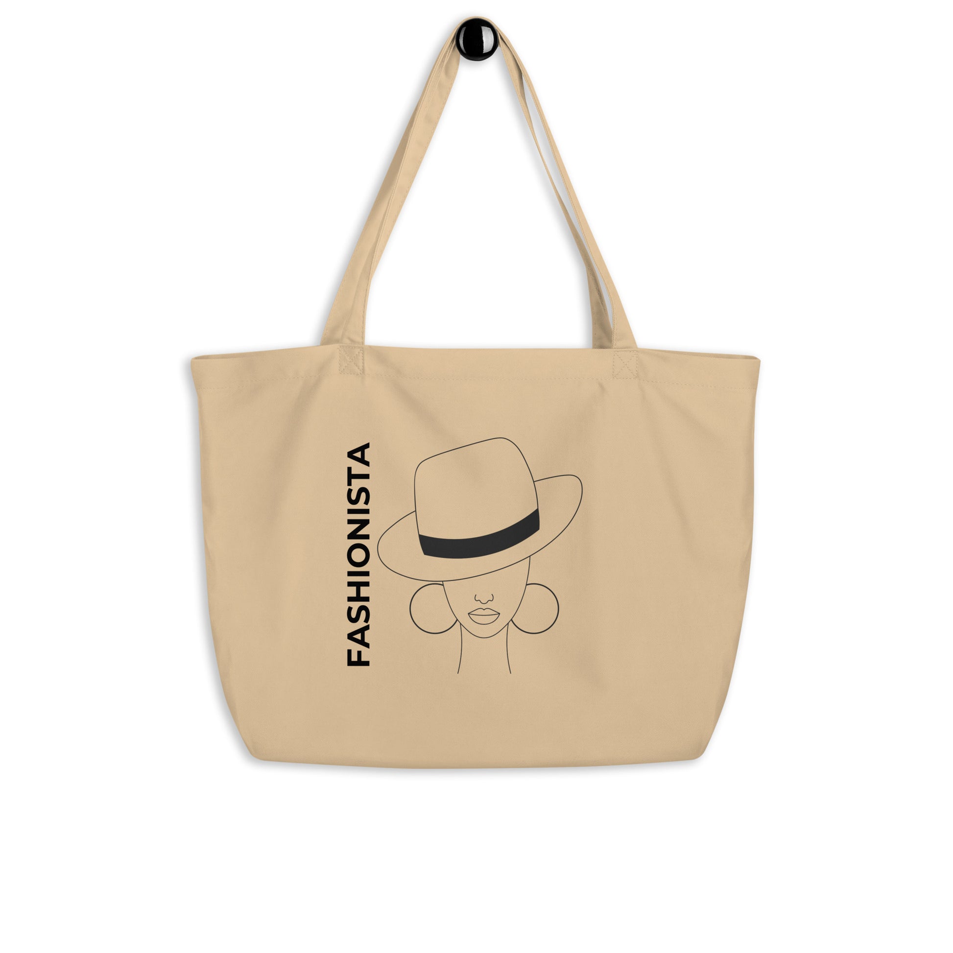 fashionista large tote bag