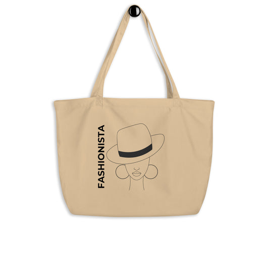 fashionista large tote bag
