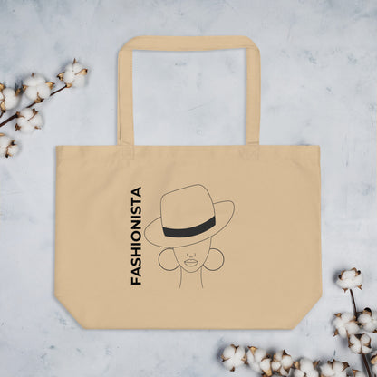 fashionista large tote bag
