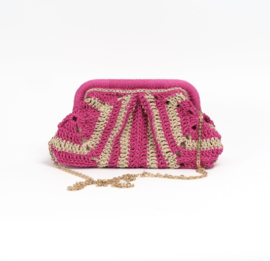 Raffia Clutch Bag