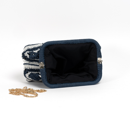 RAFFIA CLUTCH BAG