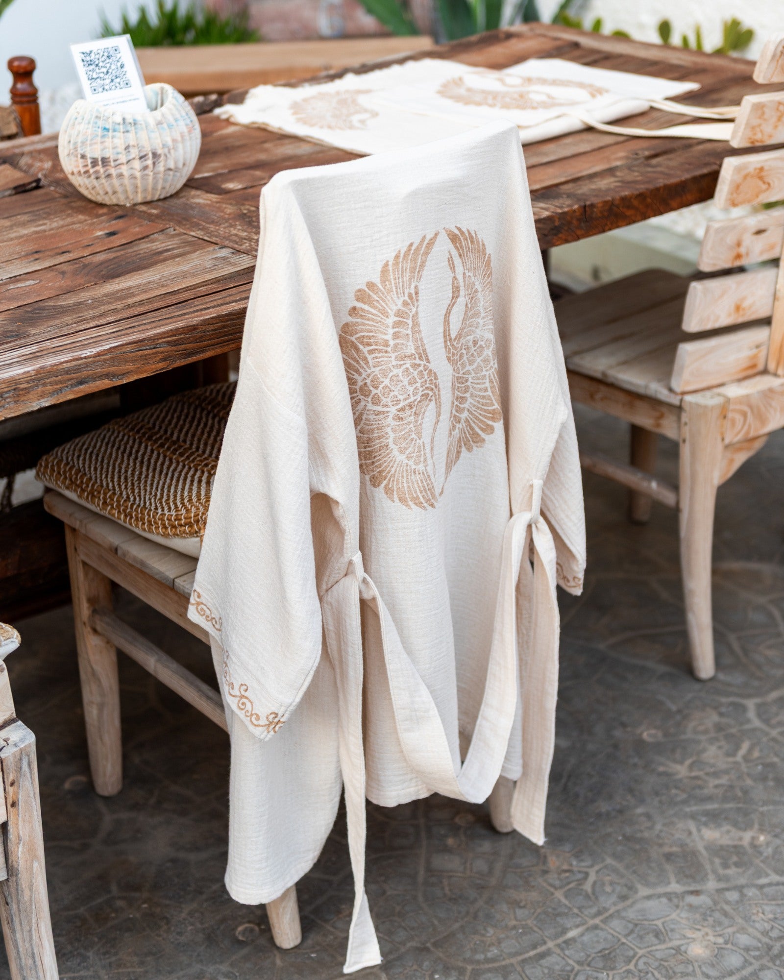 muslin beach cover up