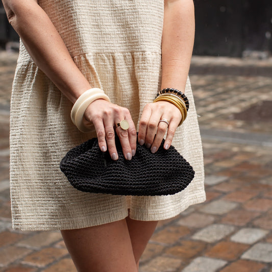 Black Clutch Purse Bag