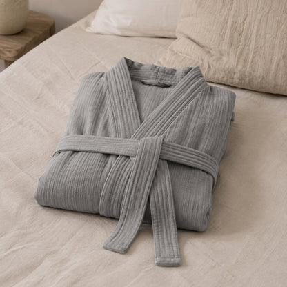 quality cotton gauze robe for home
